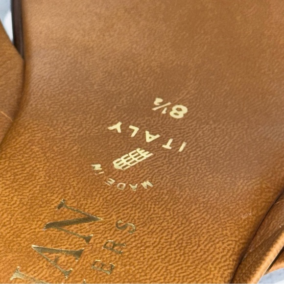 Italian Shoemakers Brown Sandals with Turquoise Accents - Picture 6 of 9